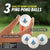 JOOLA Table Tennis infographic showing the three 40mm outdoor table tennis balls that are included in the Vivid Outdoor Racket Set.