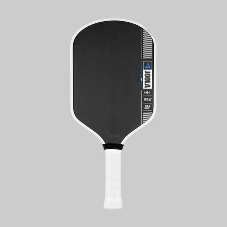 White background, product image of the JOOLA Simone Jardim Hyperion Pro IV Pickleball Paddle. 16mm.