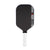 White background image, product image of the JOOLA Ben Johns Perseus Pro IV Pickleball paddle. White handle, black surface, white edge guard. 16mm.