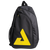 Black backpack with a yellow JOOLA Trinity logo on a white background