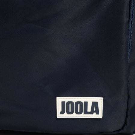 Navy blue bag with a white 'JOOLA' logo
