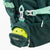 Green backpack with a yellow pickleball in a pocket, featuring the JOOLA logo.