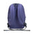 Purple JOOLA backpack on a white background.