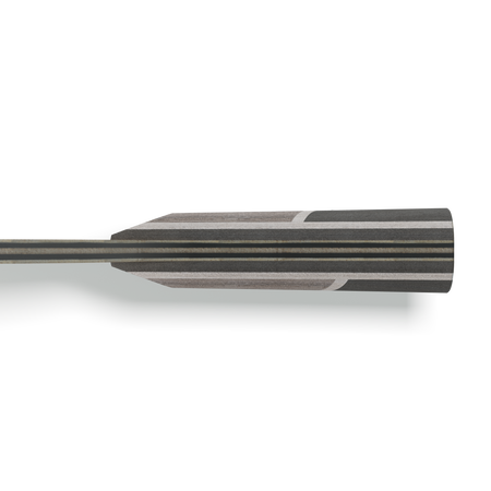 Close up view of the side of a JOOLA Pro Line AW7 table tennis blade.