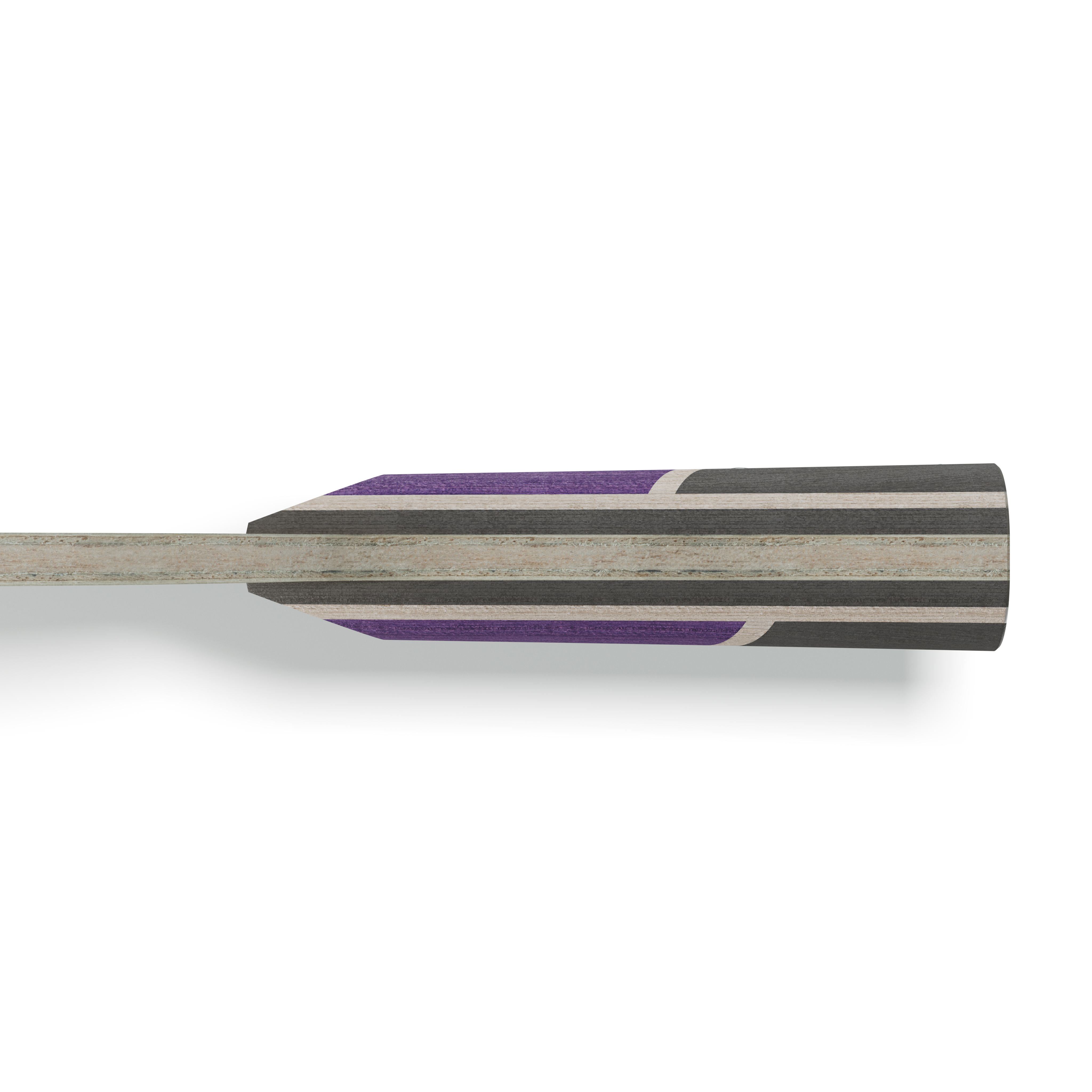 Close up of the side of a table tennis handle on the JOOLA PRO line IAC table tennis blade.