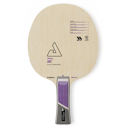 White background, JOOLA Pro IAC line table tennis blade.