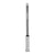 White Background Image: Side shot of the Simone Jardim Hyperion C2 Pickleball paddle. Grey handle and gray edge guard with JOOLA logo in white.