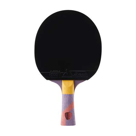 White Background Image: JOOLA Omega Strata Table Tennis Racket. #Purple