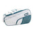 White background, photo of a JOOLA Tour Elite Pro Pickleball Bag, White and Green.