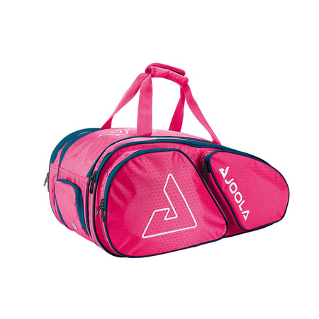 Product photo of the JOOLA Tour Elite Pickleball Duffle in Hot Pink & Blue #Hot Pink/Blue