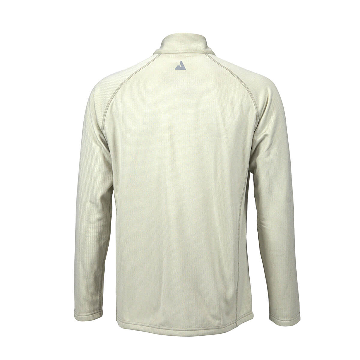 Product photo showing the back of the JOOLA Victory Quarter Zip Jacket in Cream #Cream