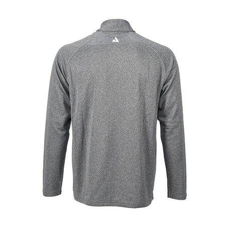 Product photo showing the back of the JOOLA Victory Quarter Zip Jacket in Grey #Grey