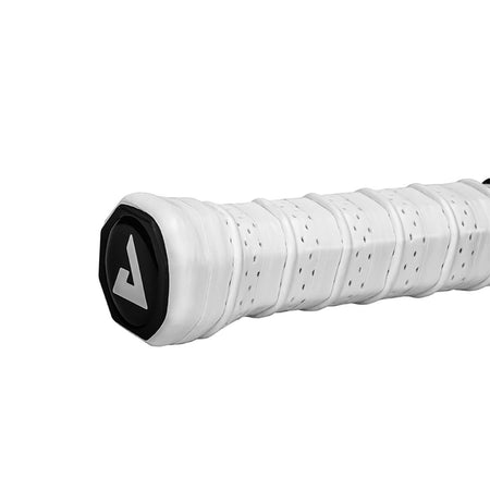 White Background Image: Close up product image of the JOOLA Vision CGS 14 mm Pickleball Paddle handle.